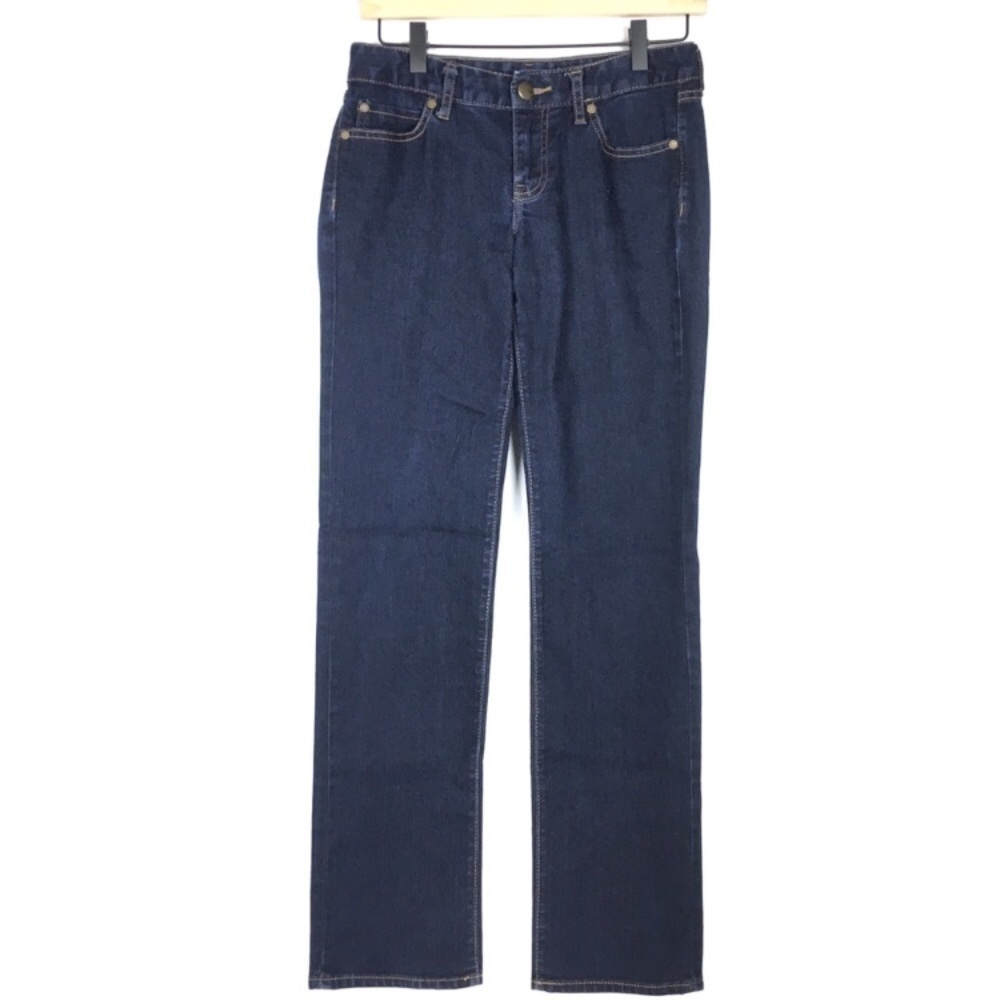 GAP Factory Jeans Curvy Straight Premium Dark Wash Denim Stretch Size 2 / 26R